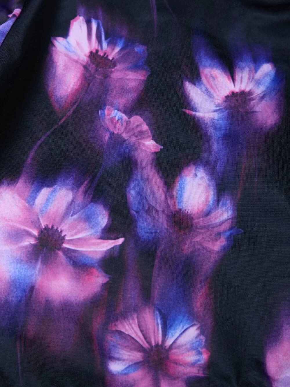 Adidas Cosmo Tricot Track Jacket Watercolor Floral Black Plum Kids unisex 5